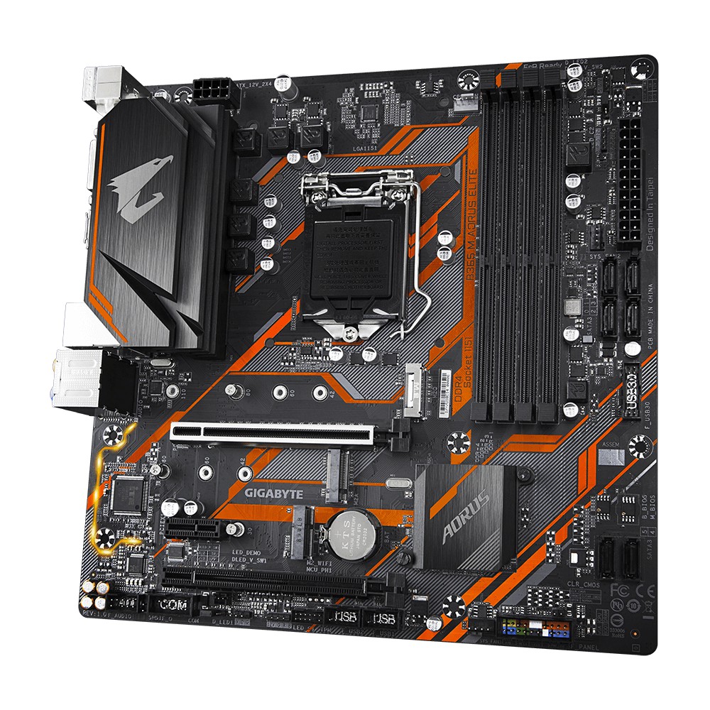 Main Gigabyte B365M AORUS ELITE chính hãng Viễn Sơn Phân phối