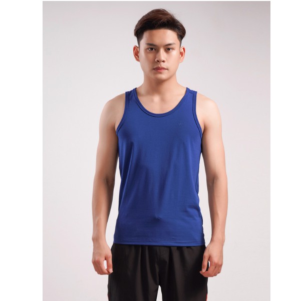 Áo tank-top nam ARISTINO dáng Slim fit tôn dáng, cotton thấm hút mồ hôi tốt, co giãn nhẹ - ATT010S8