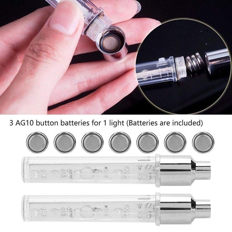 1 Chiếc Nắp Van Xe Đạp Có Đèn LED Nhiều Màu Sắc Trang Trí