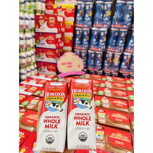 Sữa tươi Horizon thùng 12h hàng chuẩn Air Mỹ kèm Bill vc mỗi chuyến về