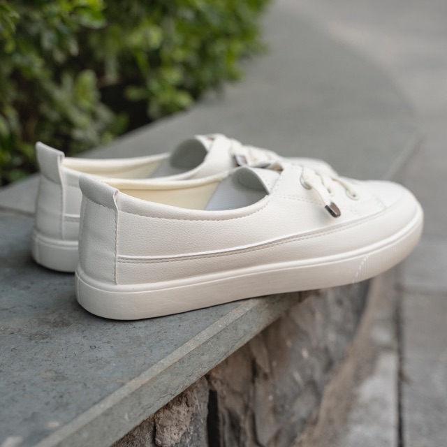 [ảnh thật] Giầy lười basic ( Trắng, Be) | BigBuy360 - bigbuy360.vn