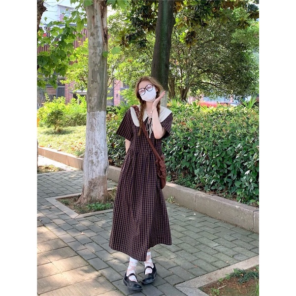 Váy babydoll Ulzzang hàn quốc đáng yêu dễ thương