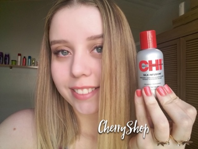 [Hàng USA] Tinh dầu dưỡng tóc dành cho tóc khô khó vào nếp CHI Silk Infusion (59ml/177ml) | BigBuy360 - bigbuy360.vn