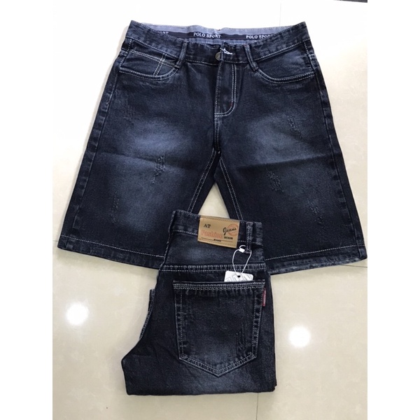 Quần short jean nam thời trang