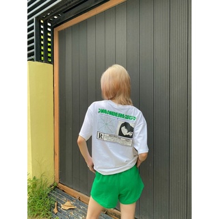 Áo thun trắng oversize W Green Tee