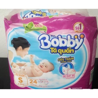 Bỉm bobby size s24 quần thanh lí