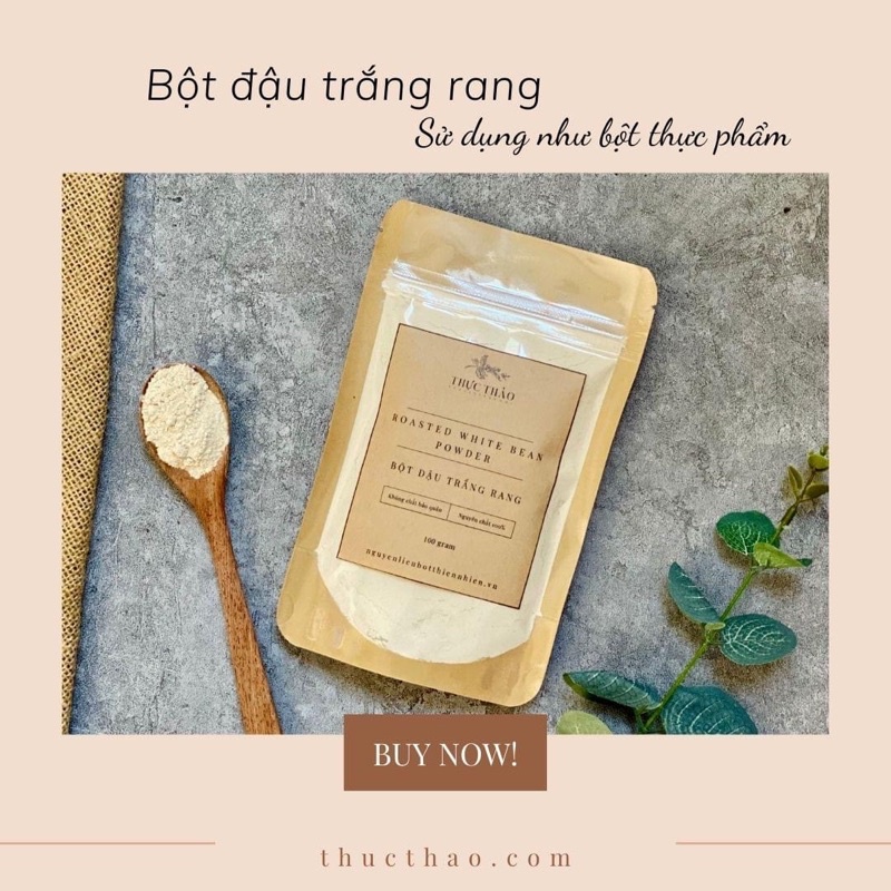 Bột Đậu Trắng Nguyên Chất Dùng Để Ăn Uống