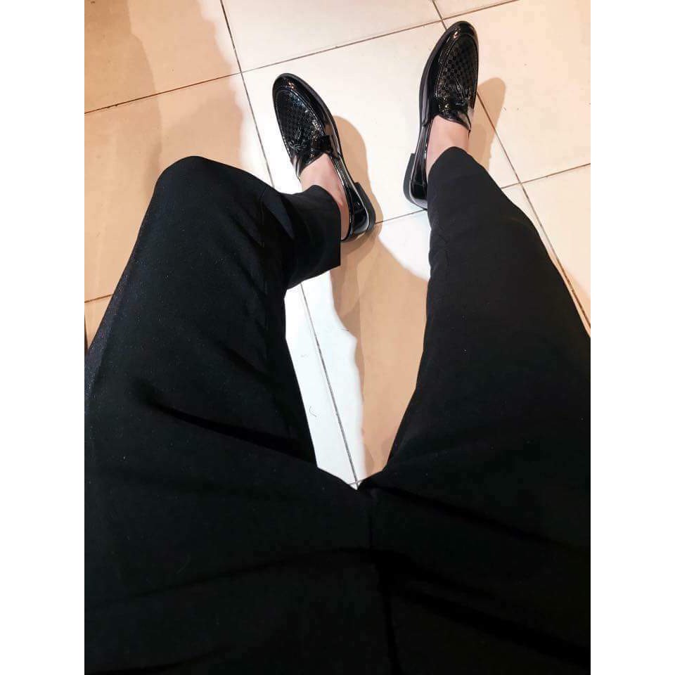 Quần âu nam vải chéo loại đẹp, Quần tây nam chống nhăn chất liệu siêu mát