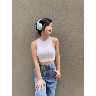 ÁO BA LỖ CROPTOP BASIC CHẤT THUN GÂN XỊN XÒ