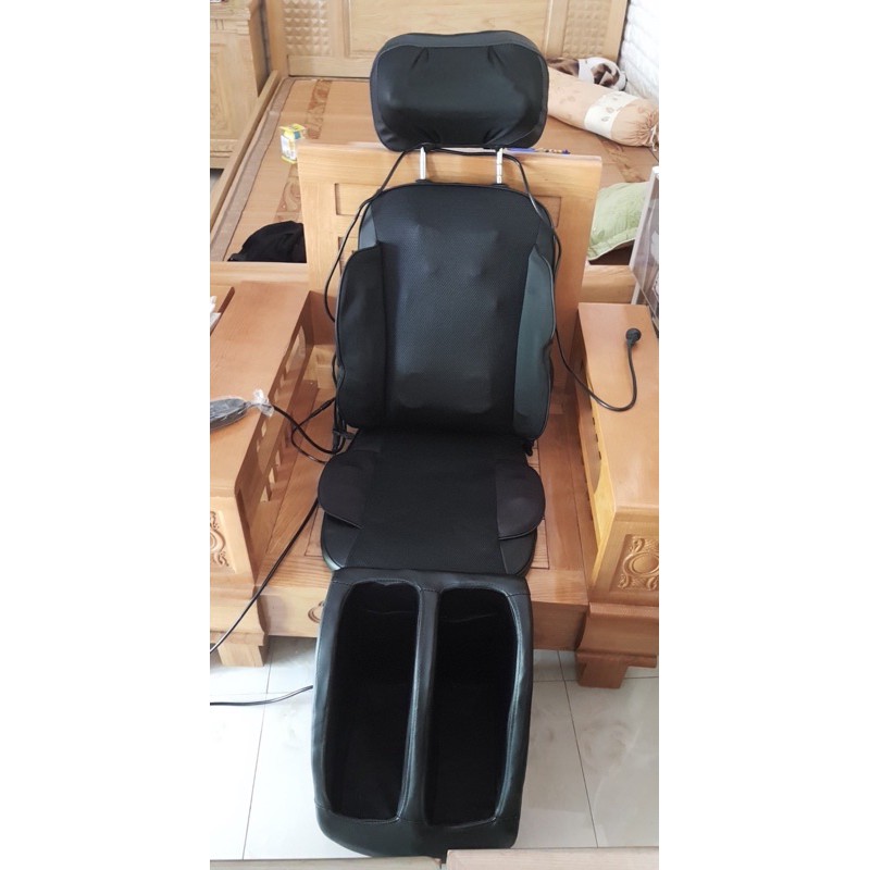 Ghế massage toàn thân mẫu full cổ , lưng ,cả bàn chân LEK-918 - Nệm massage toàn thân