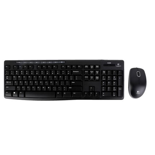 Bộ Bàn Phím, chuột Logitech Multimedia MK200, dùng cho PC, Laptop, Kết nối USB, bảo hành 36 tháng - MK200