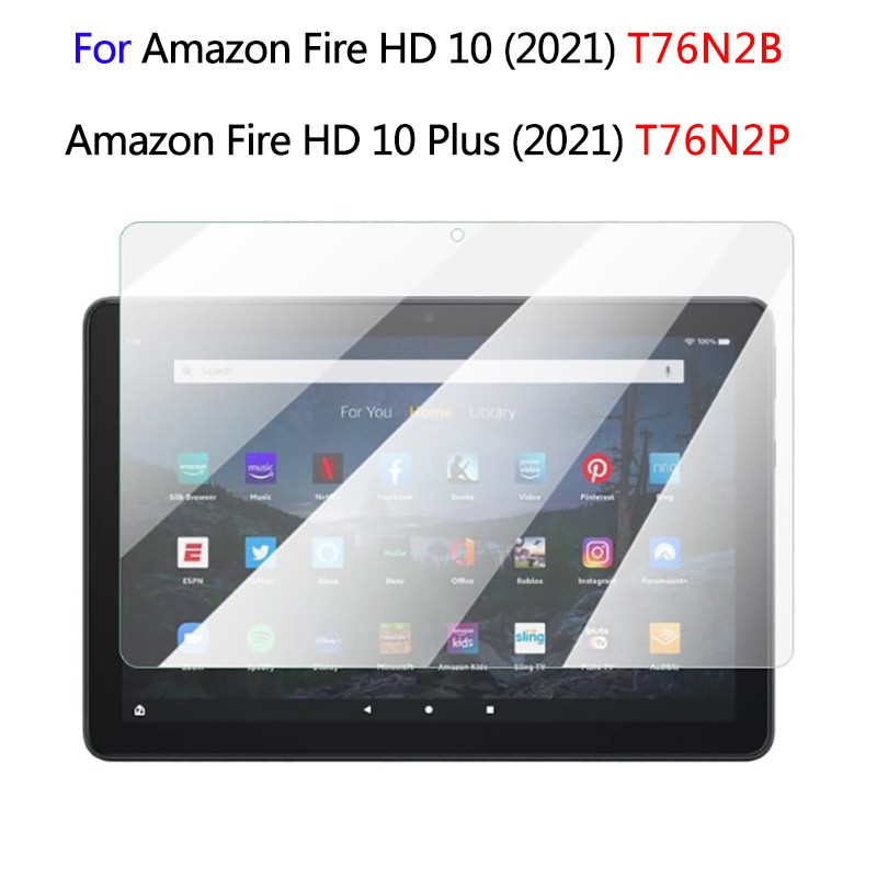 Kính cường lực 9H bảo vệ màn hình cho máy tính bảng Amazon Fire HD 10 2021 (11th Gen) Fire HD10 2021 Plus