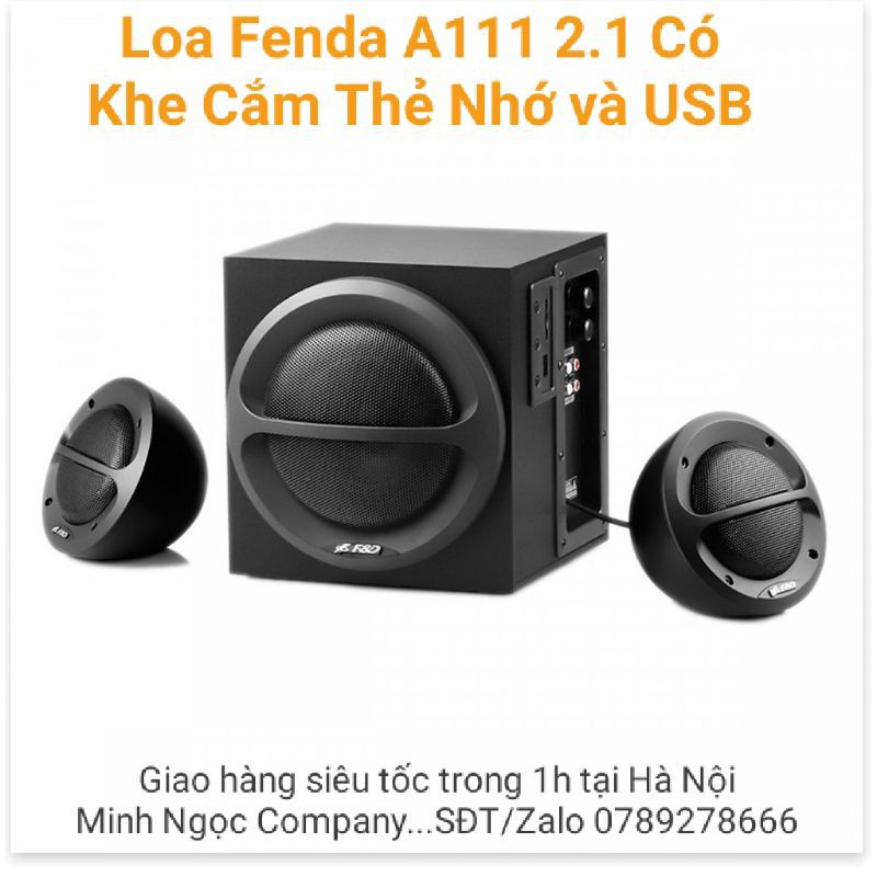 Loa Fenda A111 2.1 Có Khe Cắm Thẻ Nhớ và USB - Hàng Chính Hãng