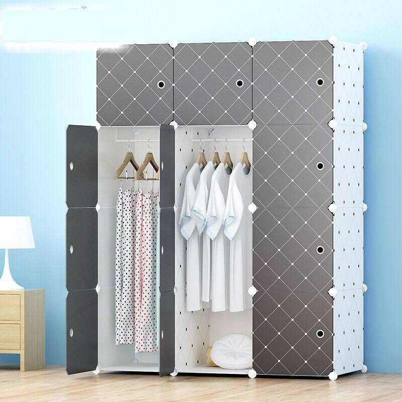 tủ nhựa lắp ghép 12 ô tiện dụng siêu bền.
