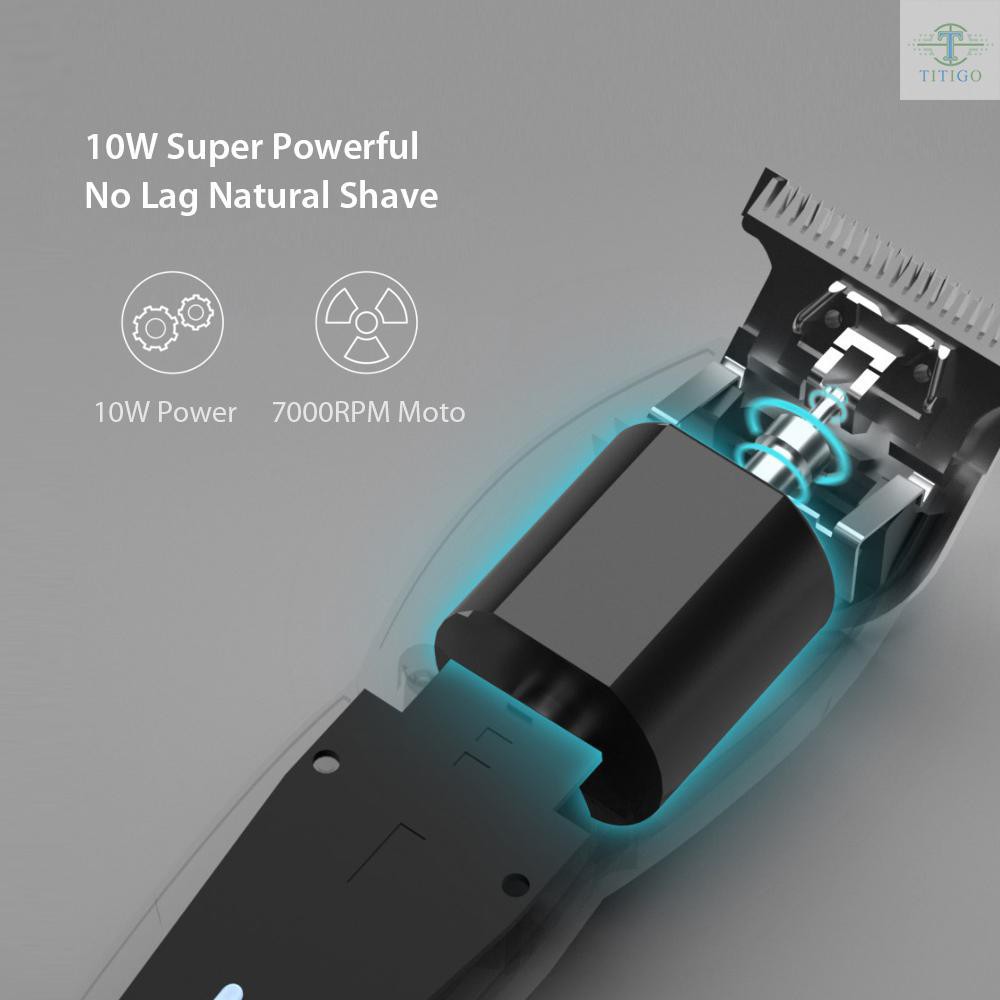 Ť XIAOMI ENCHEN Hummingbird Electric Hair Clipper USB Charging Razor Hair Trimmer With 3 Hair Comb Hair Salon Style For