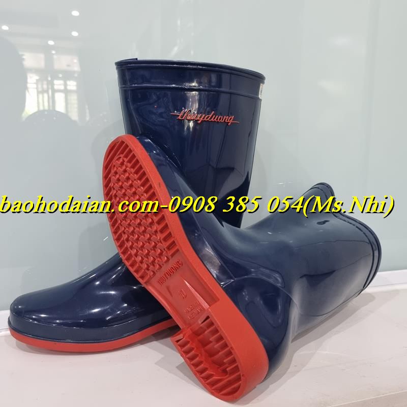 Ủng nhựa công Nhân Chính Hãng Thùy Dương- Màu Dương Đỏ - 285- Hình thật