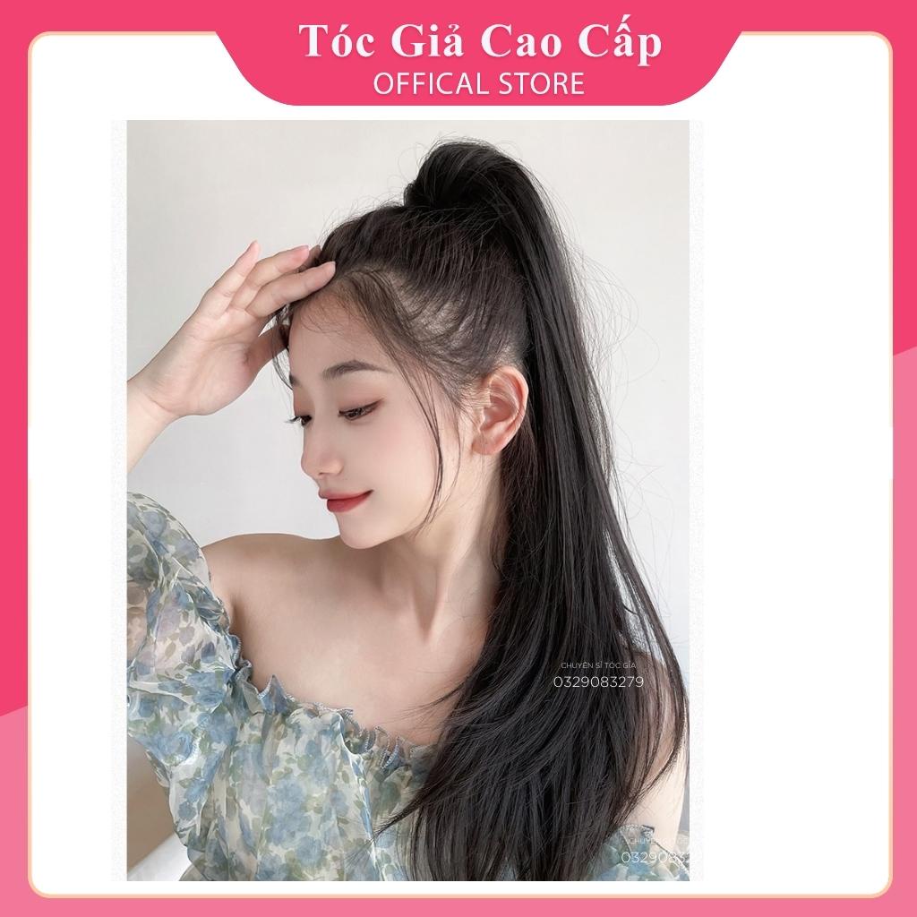 Tóc giả ngoặm mini cúp lơi tự nhiên, sợi tơ đẹp, DW76