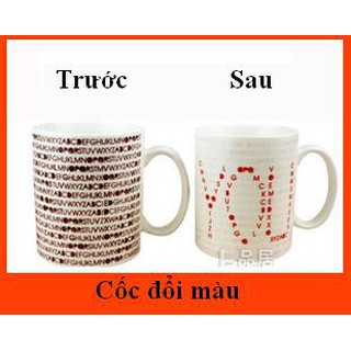 Cốc đổi màu tình  yêu