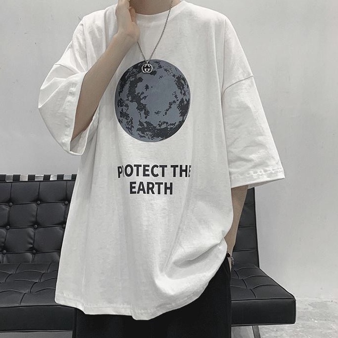 Áo Thun Tay Lỡ Quả Cầu Oversize Nam Form Rộng HM1986 Áo Form Rộng Unisex Cổ Tròn StreetWear Giá Rẻ Hàn Quốc 3197