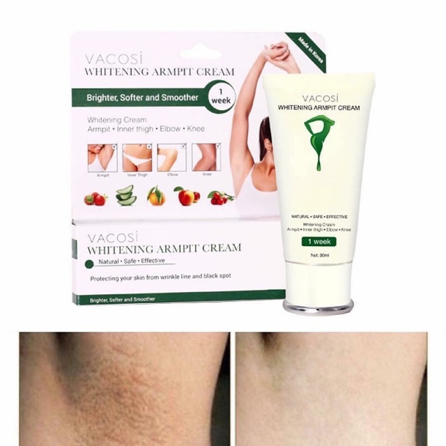 Kem dưỡng Vacosi giảm thâm sáng da vùng nách Whitening Armpit Cream 30ml