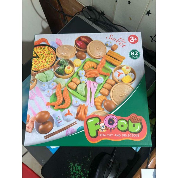 Đồ Chơi Nhà Bếp Nấu Ăn Đồ Ăn Nhanh Pizza Cho Bé