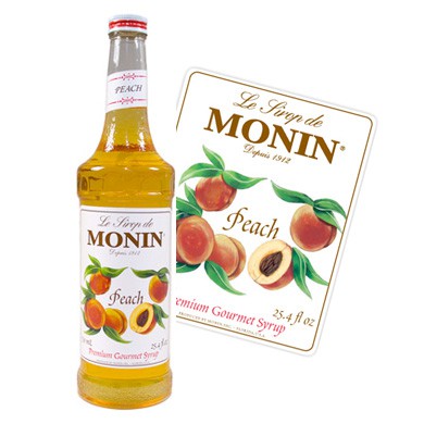 Syrup Monin Peach (ĐÀO) 700ml-Kho pha chế Bách Phúc Đà Nẵng Kho pha chế Đà Nẵng