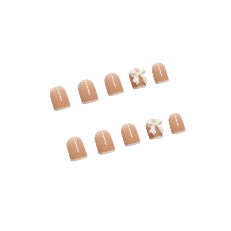 Set 24 móng giả N382 đính đá cao cấp ( Tặng kèm keo và dũa )