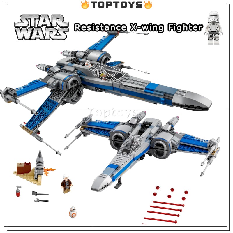 Gạch LEGO Star Wars Resistance X-wing Fighter 75149-740+Chi tiết Mô Hình Lắp Ráp đồ chơi lắp ráp bộ lắp ráp xe hơi block puzzle xếp hình đồ chơi trẻ em Quà tặng