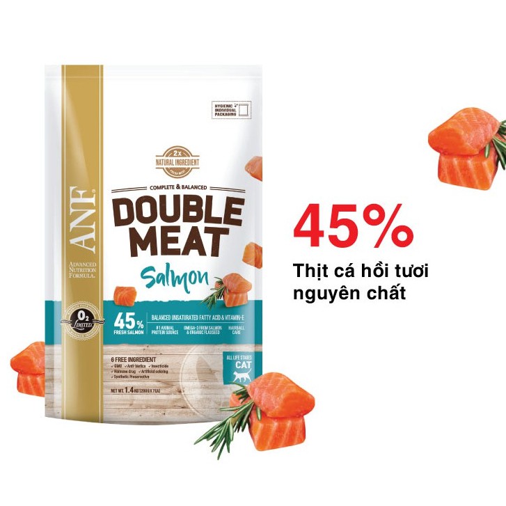 [200g] Hạt ANF Double Meat Gấp Đôi Thịt Cho Mèo