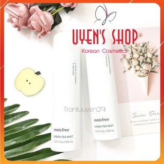 Xịt khoáng trà xanh INNISFREE GREEN TEA MIST 150ML