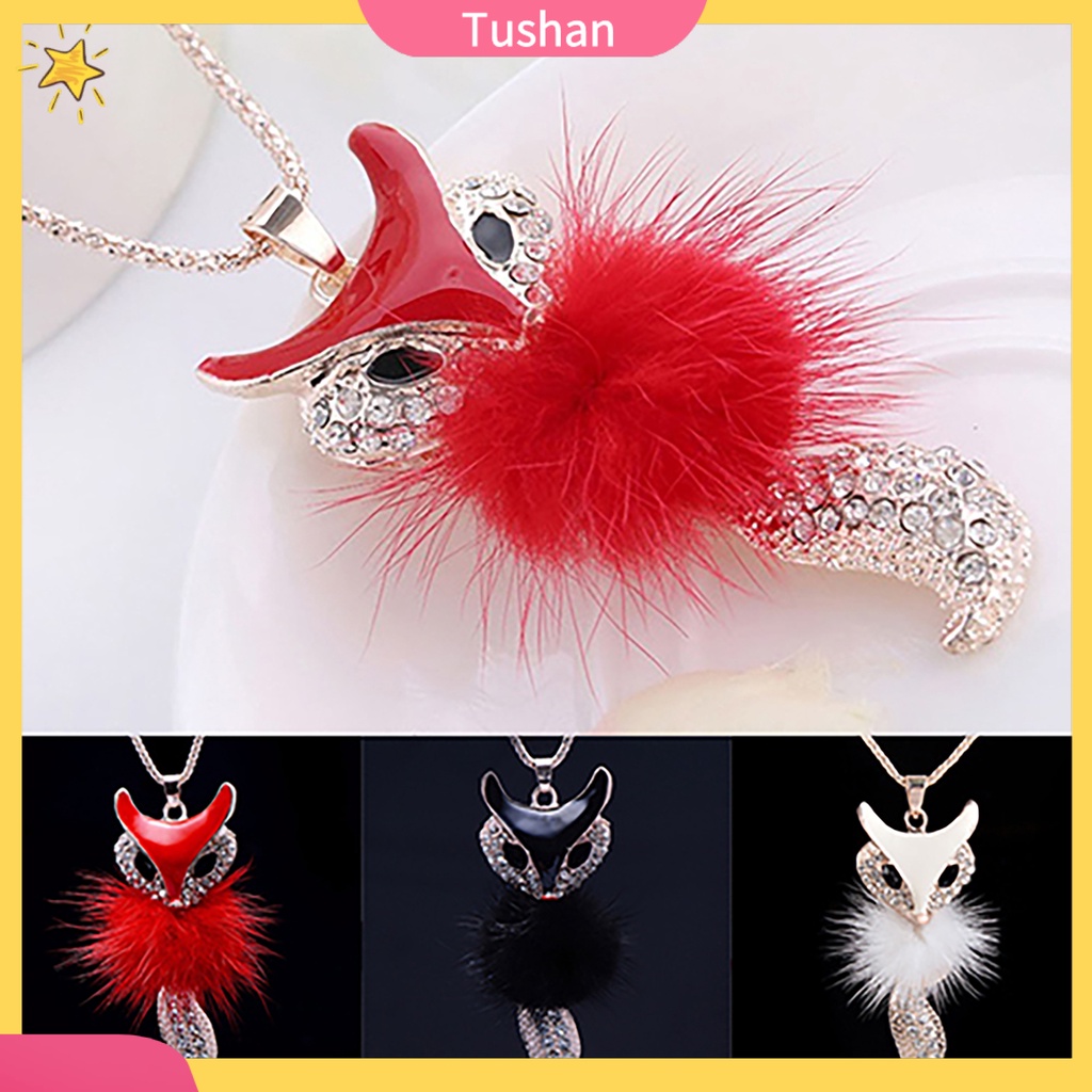 Dây chuyền mặt lông vũ đính đá dễ thương