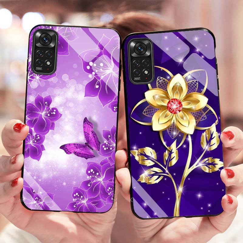 Ốp Lưng Xiaomi Redmi Note 11s, Note 11 4G, Note 11 5G, Note 11 Pro Lưng Kính Cường Lực Mới Nhất