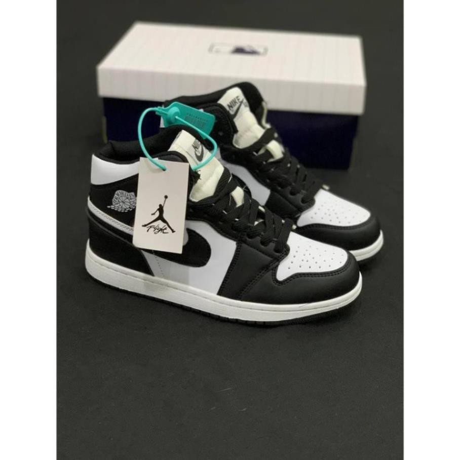 [Tặng Box/bill] Giày thể thao J0RDAN Đen trắng cao cổ | BigBuy360 - bigbuy360.vn