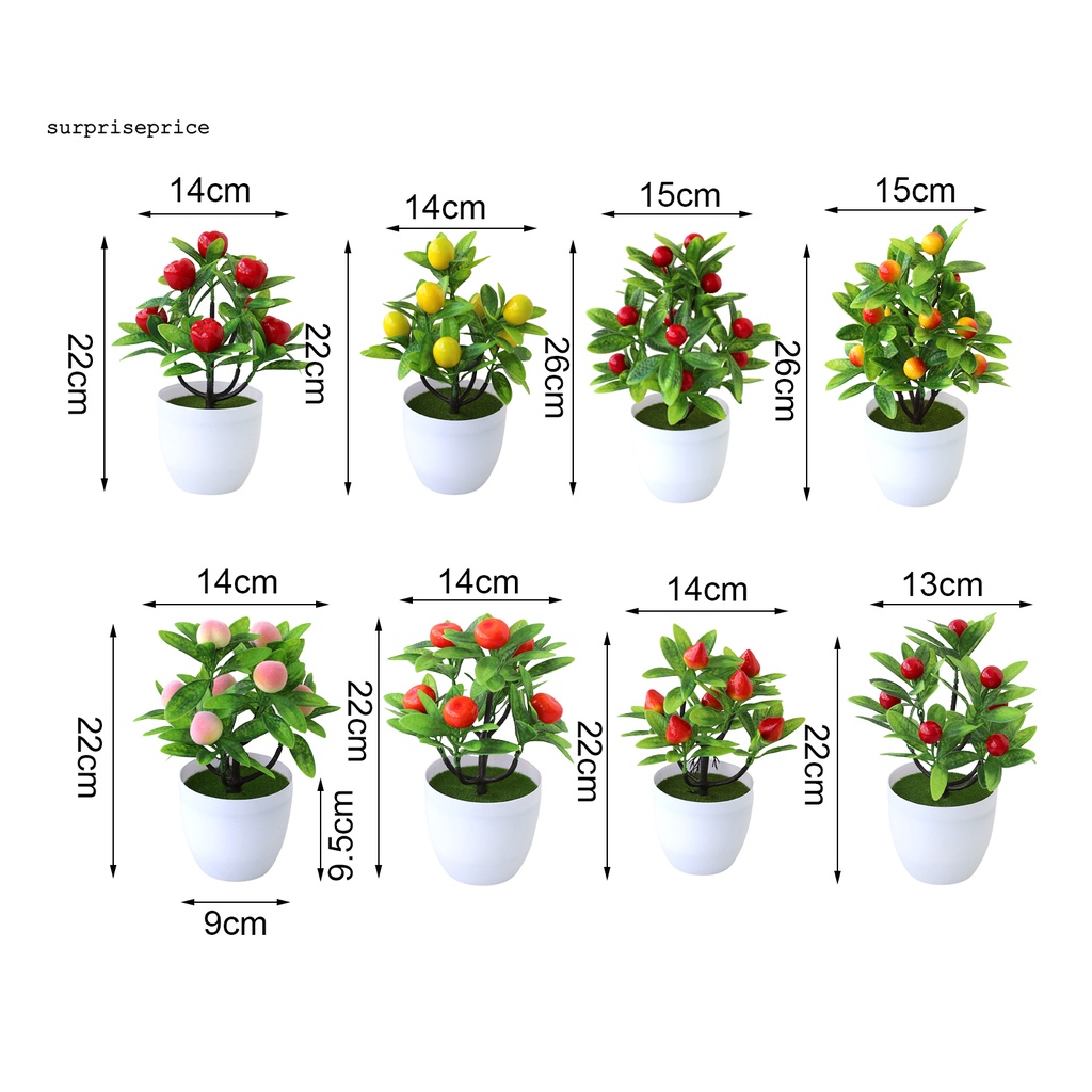 Chậu cây bonsai nhân tạo bằng nhựa sống động như thật trang trí nhà cửa nhiều kiểu dáng