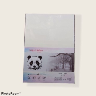 Tập 20 tờ giấy vẽ a3, a4 giấy sần Sakura 200gsm chính hãng