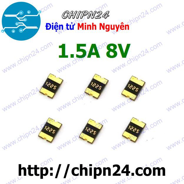 [3 CÁI] Cầu Chì Tự Phục Hồi CCTPH 1.5A 8V SMD1812