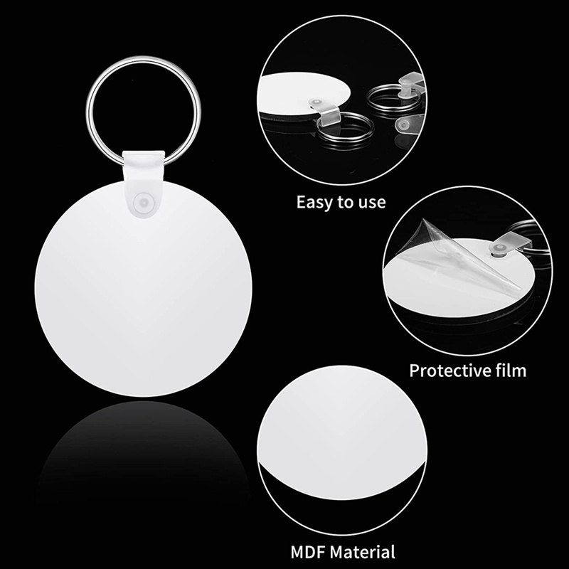 Bộ 36 Móc Khóa Trống Truyền Nhiệt DIY