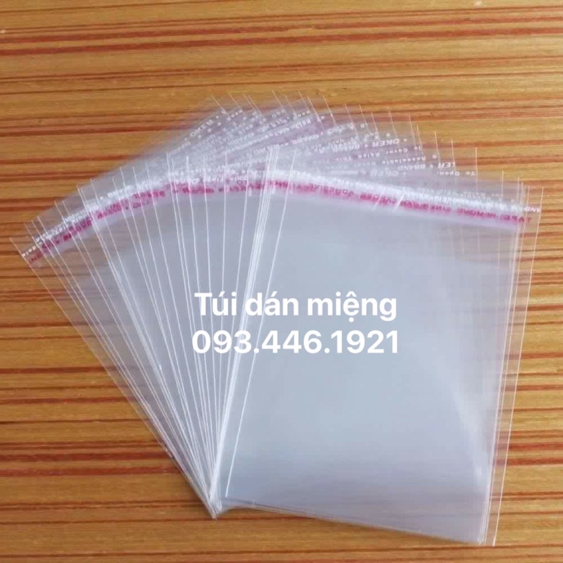 1kg Túi dán mép OPP các size, vòng, lì xì, phụ kiện đủ size