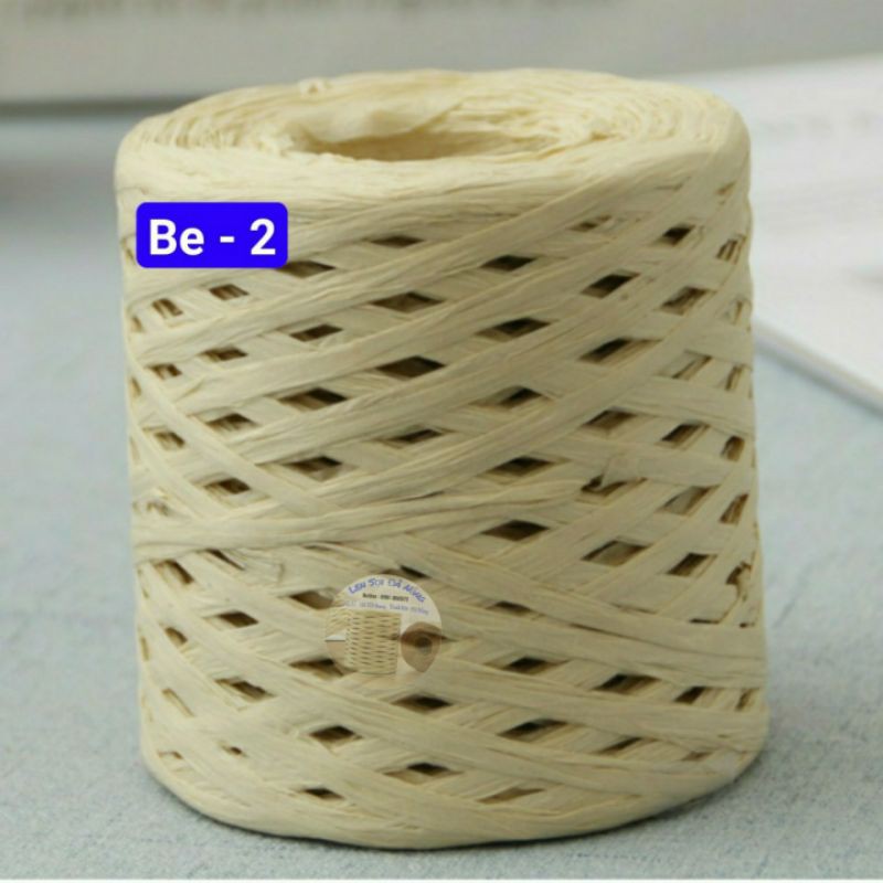 Sợi cọ Raffia Natural móc túi xách, mũ nón ,decor