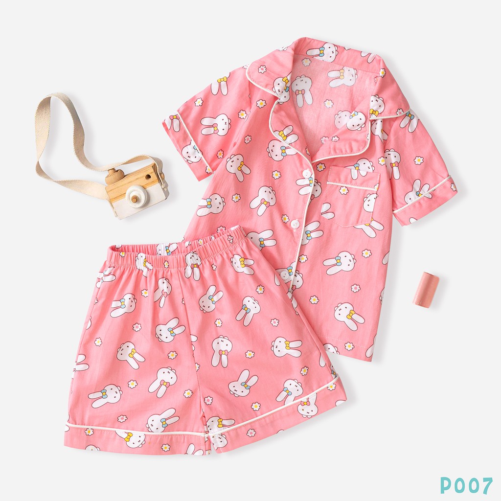 Bộ Pijama Cho Bé 5 Màu Dễ Thương Xinh Xắn BELLO LAND