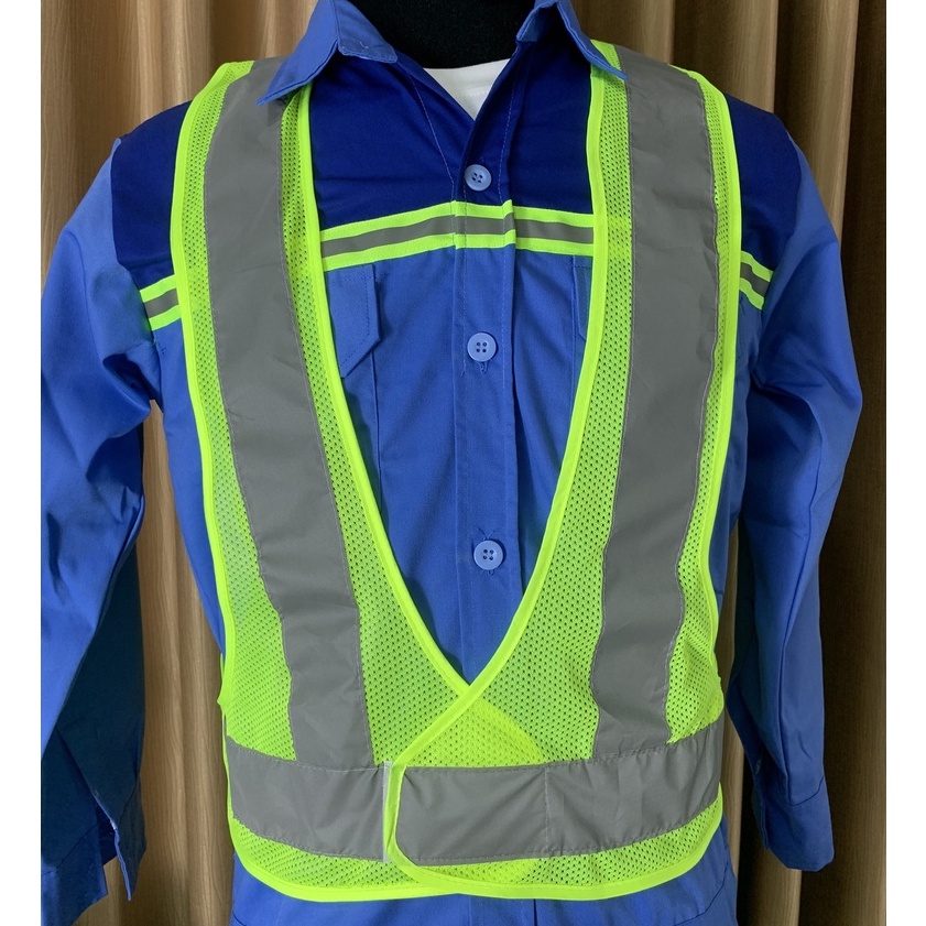 Áo lưới phản quang cho công nhân bảo hộ lao động công trường