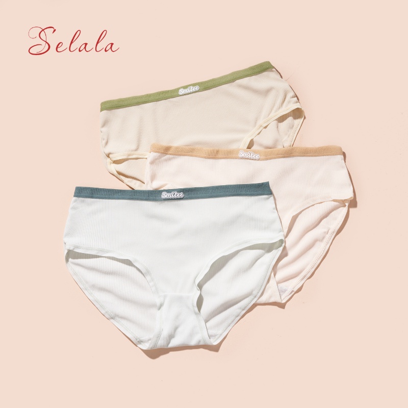 Quần Lót Nữ Selala Cạp Vừa Không Hằn Co Giãn QC36