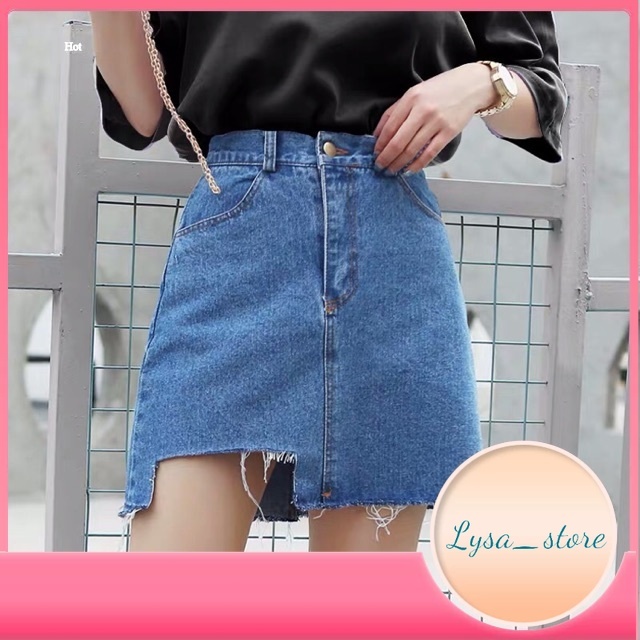 Chân váy jean