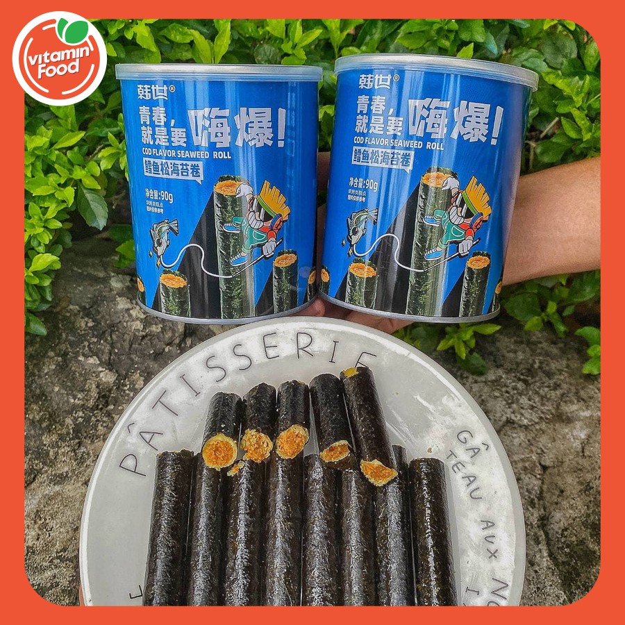Snack Rong Biển Cuộn Chà Bông Trứng Muối | Vitamin Food | BigBuy360 - bigbuy360.vn