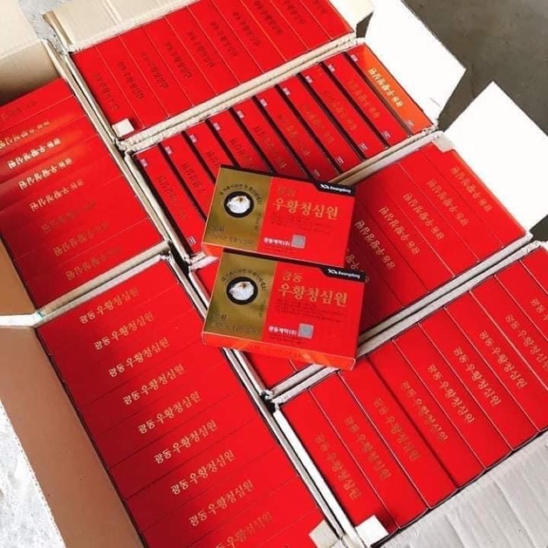 [ Kèm Bill ] An Cung Ngưu Hoàng Hoàn  Hàn Quốc, Hộp 10 Viên Mẫu Mới Nhất [ Hàng Mới Về ]