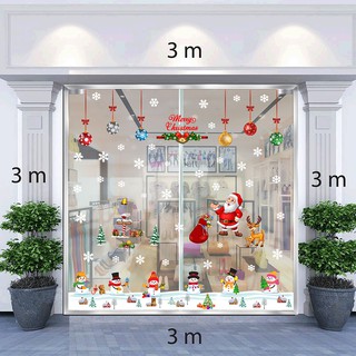 Decal trang trí noel 2021 combo số 23