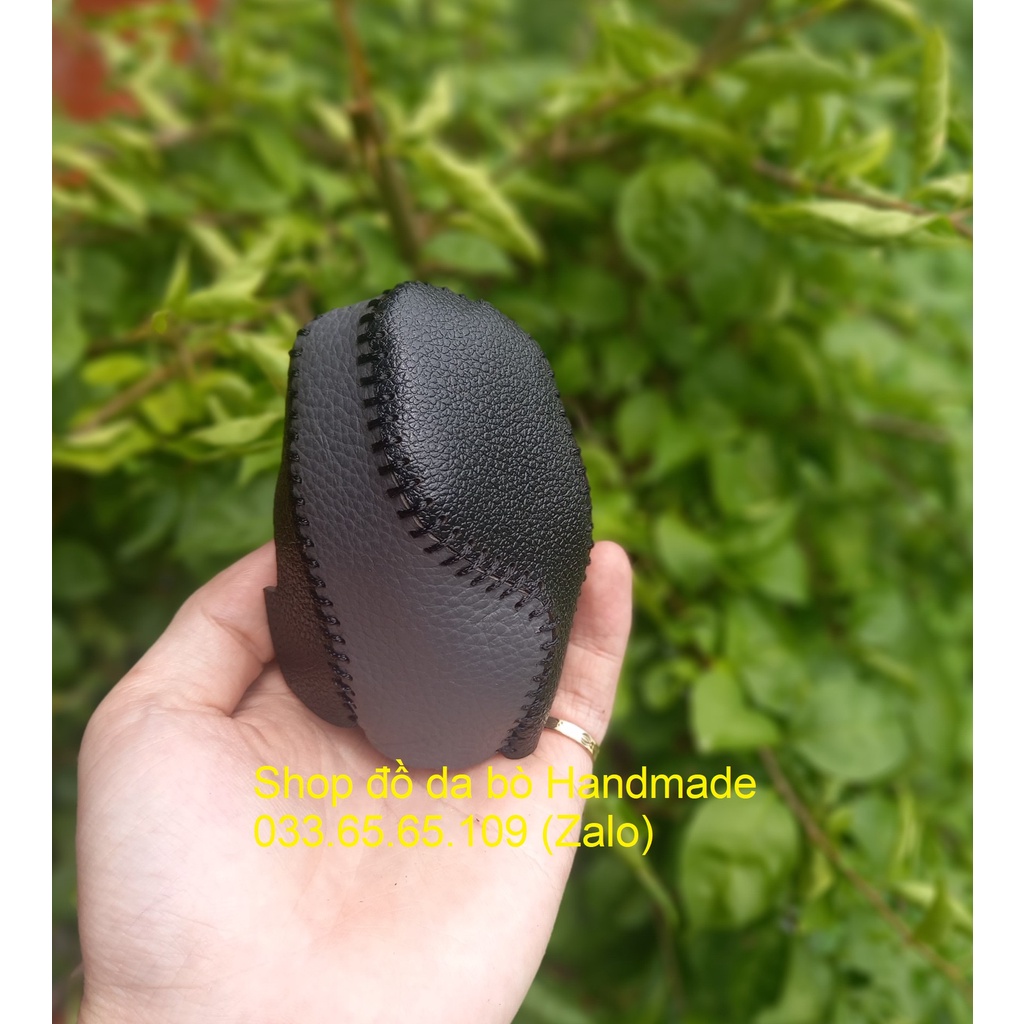 Bọc da cần số xe MG HS, ZS, MG 5,6  số tự động bằng da bò, bảo hành 12 tháng