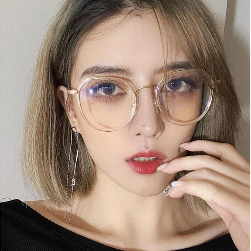AS Mắt kính chống tia sáng xanh chống bức xạ gọng kim loại bắt mắt dành cho bạn nữ 4 6
