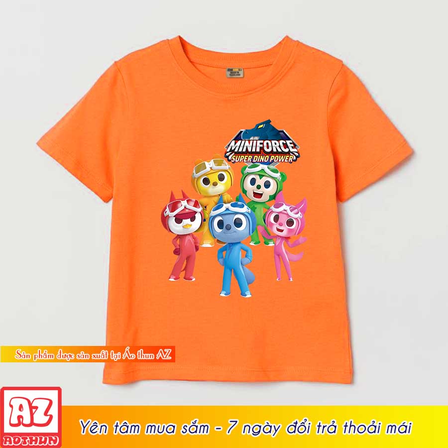Áo thun in hình đội biệt đội kích nhỏ force X trẻ em nhiều màu M3131
