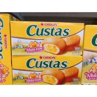 Bánh custard Orion hộp 6 cái 141g